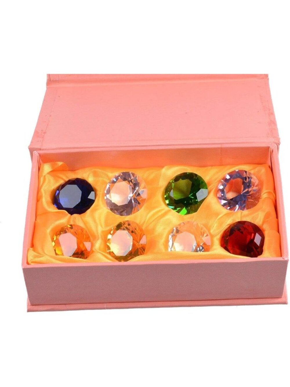 New 30mm (1.2 inch) Crystal Diamond Paperweight Pirate Gems Birthstone